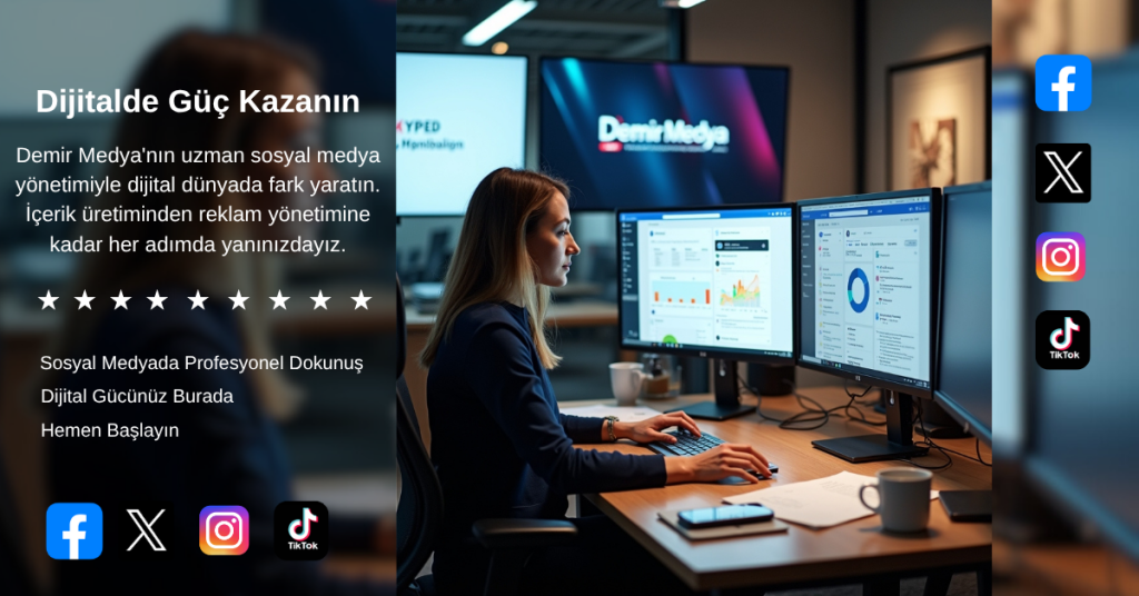 Demir Medya’nın profesyonel sosyal medya yönetimi ile markanızı dijitalde öne çıkarın.