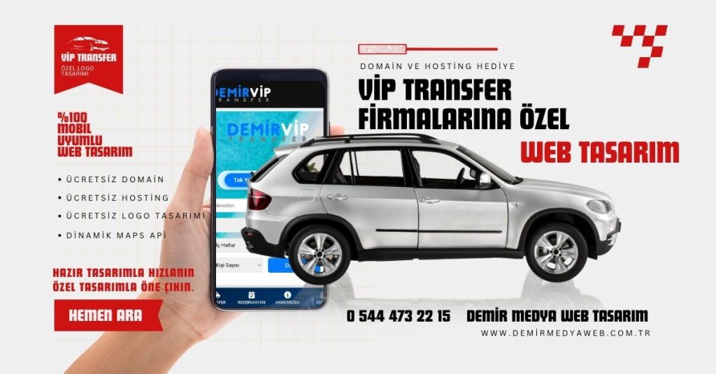 VIP transfer firmalarına özel profesyonel web tasarım ve SEO hizmeti – Demir Medya