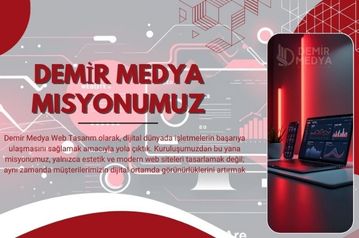Demir Medya ekibinin dijital pazarlama misyonunu yansıtan kurumsal bir fotoğraf